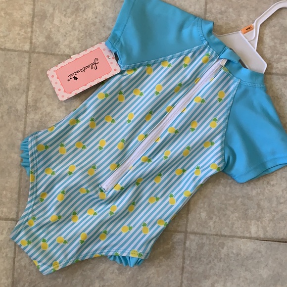 🎉🎉HP🎉🎉Floatimini Swimsuit UPF 50+ 12M 💙🍍 - Picture 3 of 4